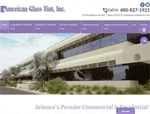 Tablet Screenshot of americanglasstint.com